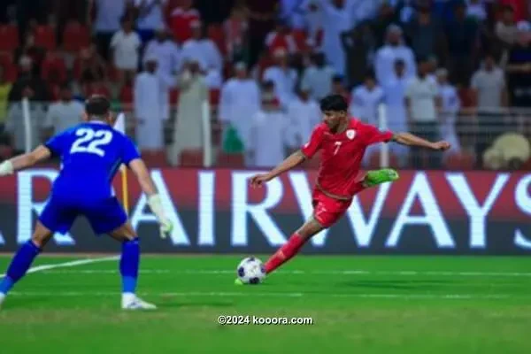 بالصور.. منتخب عمان يتخطى فلسطين بصعوبة
