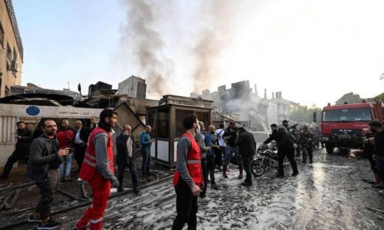 عدوان "إسرائيلي" يستهدف منطقة المزة في دمشق