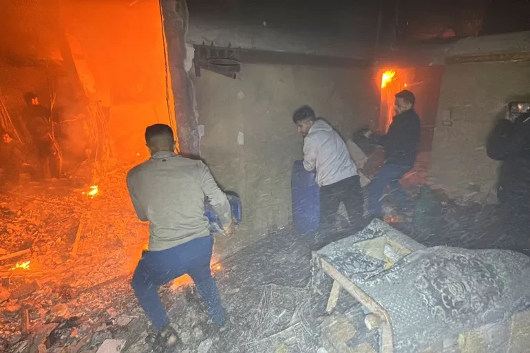 قصف متفرق على أنحاء غزة والاحتلال ينسف مباني في جباليا