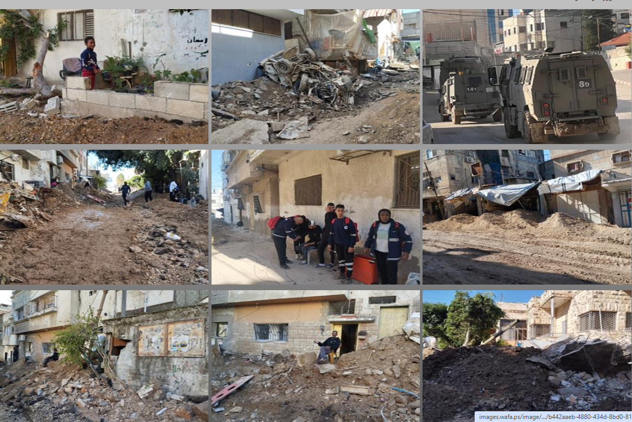 استشهاد 9 مواطنين وإصابة 19 خلال عدوان الاحتلال على مخيمي طولكرم ونور شمس