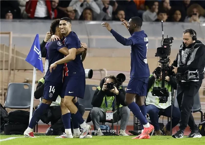 بالصور : ديمبلي يقود باريس لكسر عقدة موناكو بعد قمة عنيفة