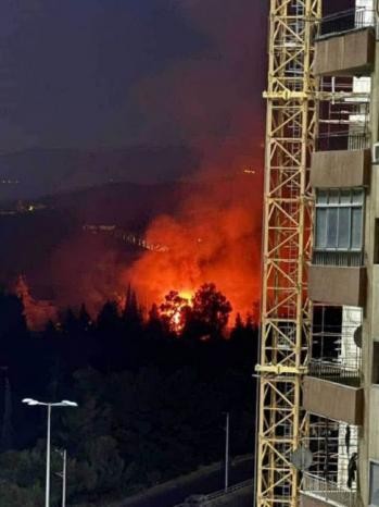 طائرات الاحتلال تشن عدوانا استهدف جبل قاسيون في دمشق