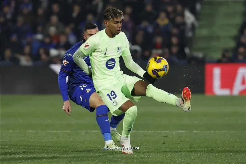 بالصور.. برشلونة يواصل الترنح في الليجا بالتعثر أمام خيتافي