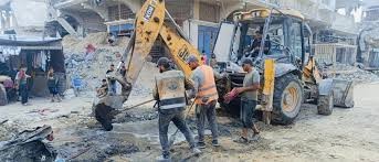 سلطة المياه تُعلن الانتهاء من عملية تمديد خط المياه الواصل إلى بلدية القرارة شمال خان يونس