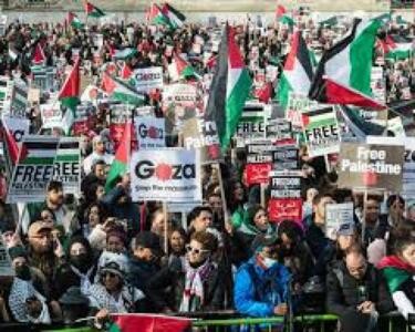 مظاهرات في عدة مدن أميركية رفضا لمخططات تهجير الفلسطينيين من قطاع غزة