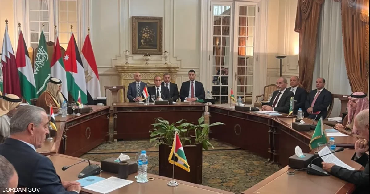 الاجتماع الخماسي العربي يؤكد رفض تهجير الشعب الفلسطيني وأهمية إعمار غزة