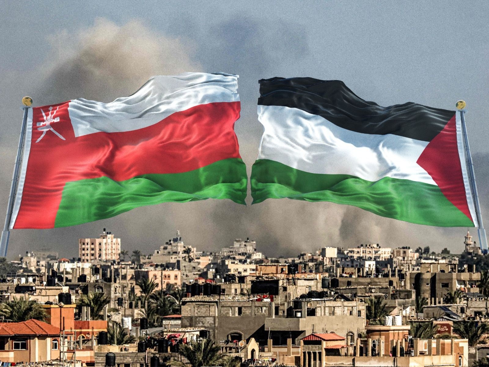 سلطنة عُمان تؤكد على موقفها الثابت برفض أي محاولات لتهجير سكان غزة