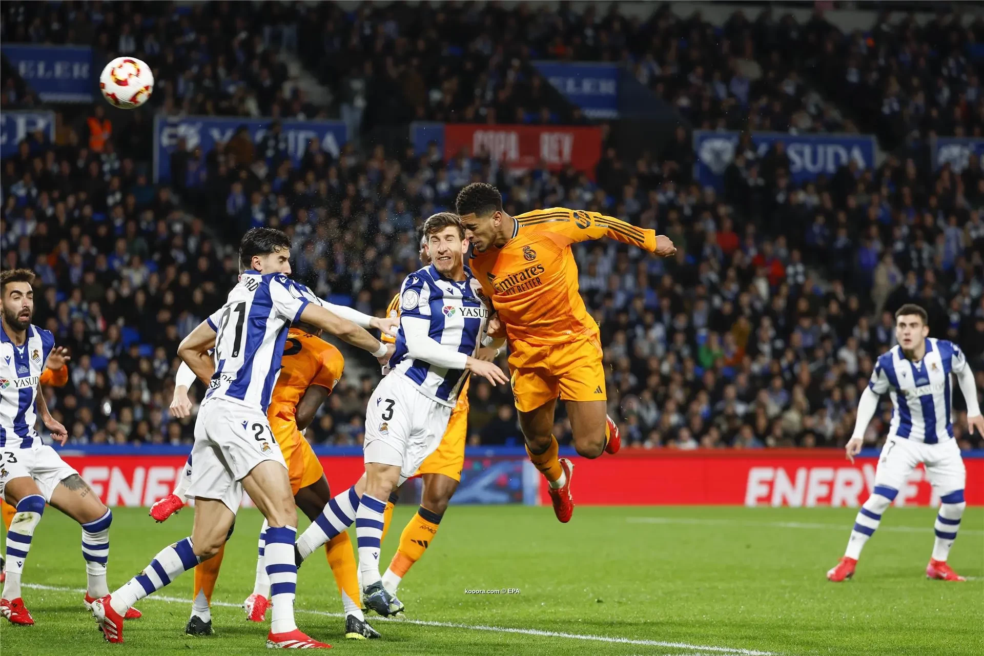 بالصور: لدغة إندريك تمنح ريال مدريد انتصارا صعبا في معقل سوسيداد