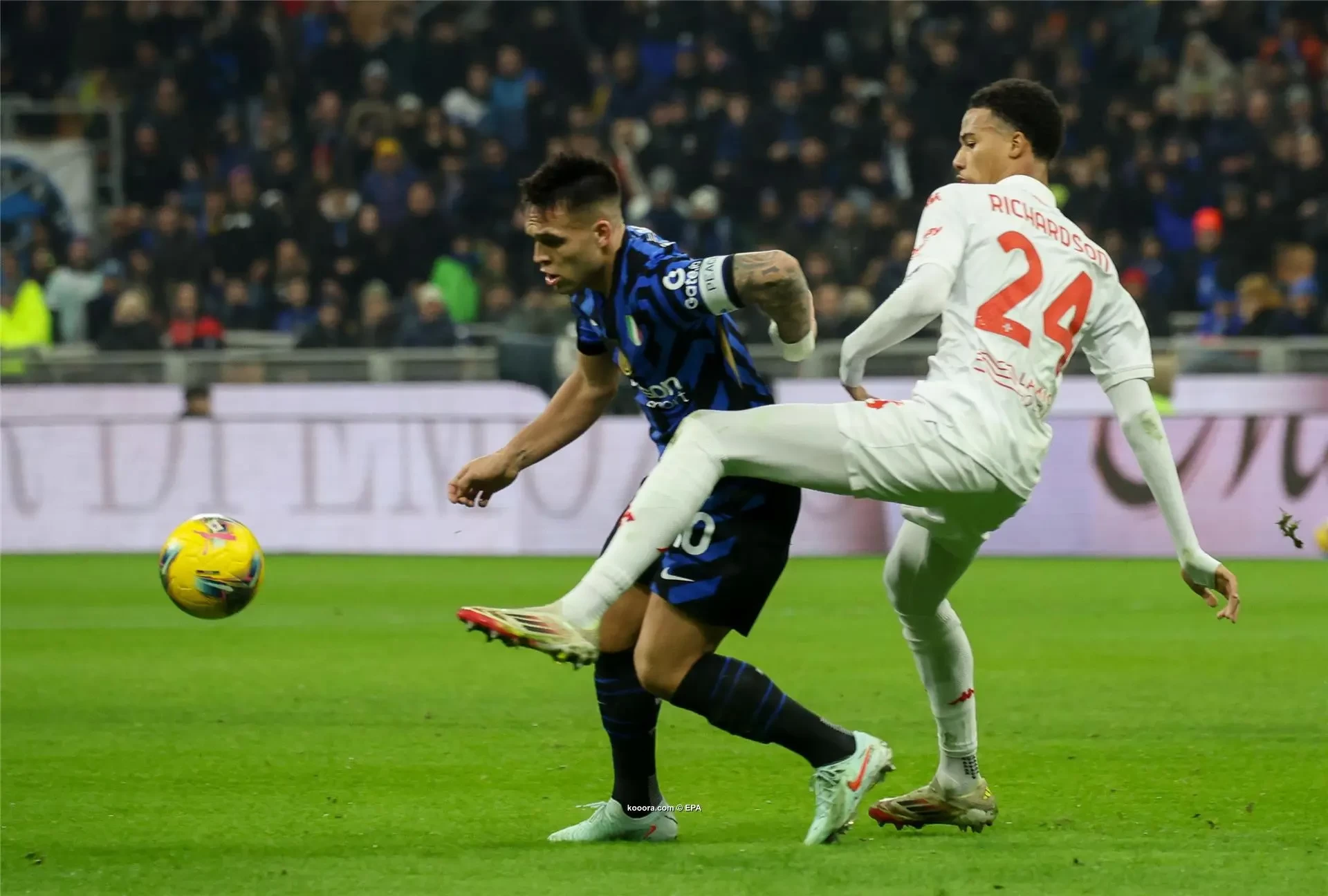 بالصور: إنتر يرد اعتباره أمام فيورنتينا ويضيق الخناق على نابولي