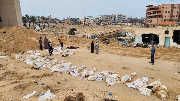 الطواقم الطبية تتمكن من انتشال جثامين 9 شهداء إثر قصف الاحتلال منزل شرق غزة