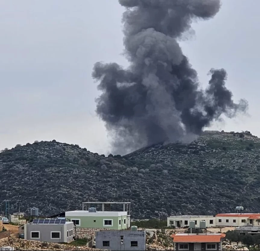 قبل تشييع "نصر الله".. هجمات إسرائيلية على جنوب لبنان