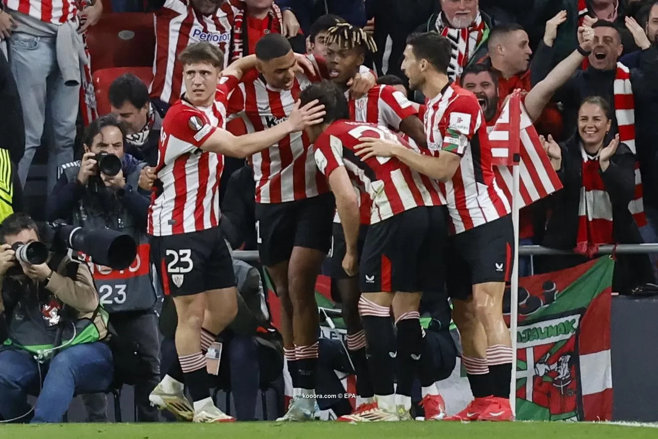 بالصور: أتلتيك بيلباو يطرد روما من الدوري الأوروبي