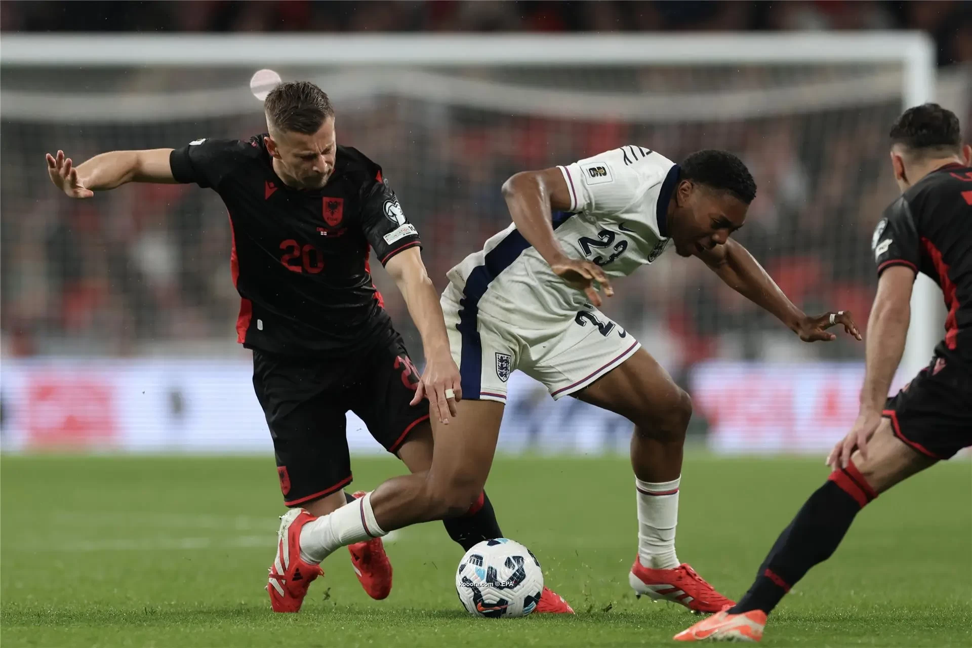 بالصور : إنجلترا تبدأ عهد توخيل بفوز سهل على ألبانيا