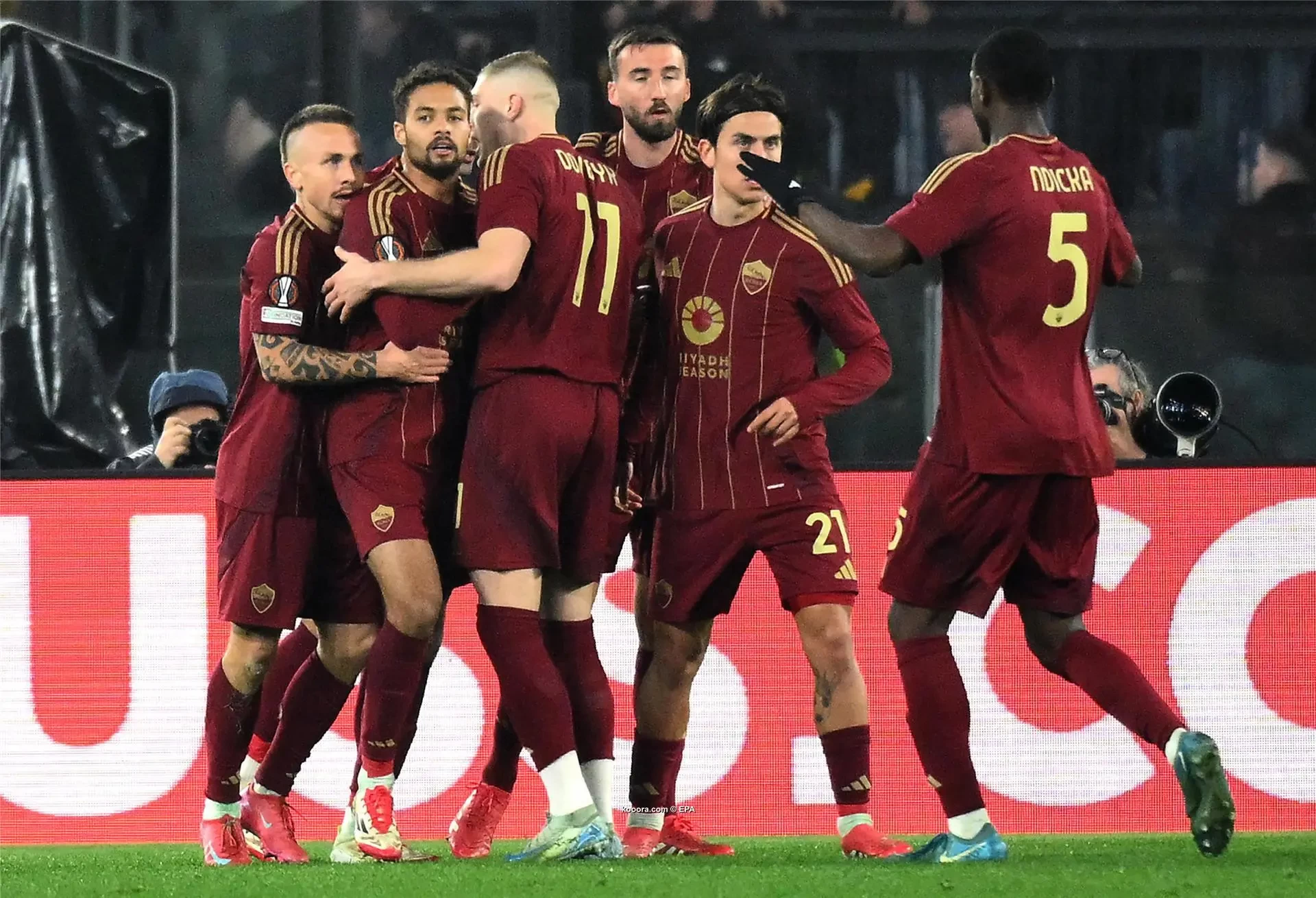 روما يضرب بيلباو في الرمق الأخير.. ولاتسيو يفوز بشكل إعجازي