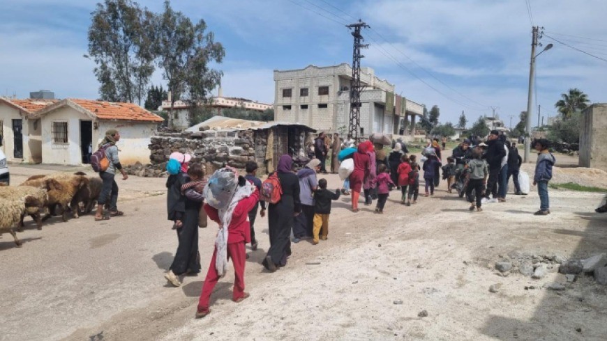 الاحتلال يلقي منشورات "تحذيرية" على بلدة كويّا جنوب سوريا