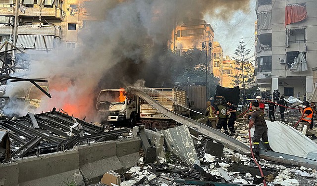 إصابة 5 مواطنين إثر استهداف الاحتلال سطح محطة وقود جنوب لبنان