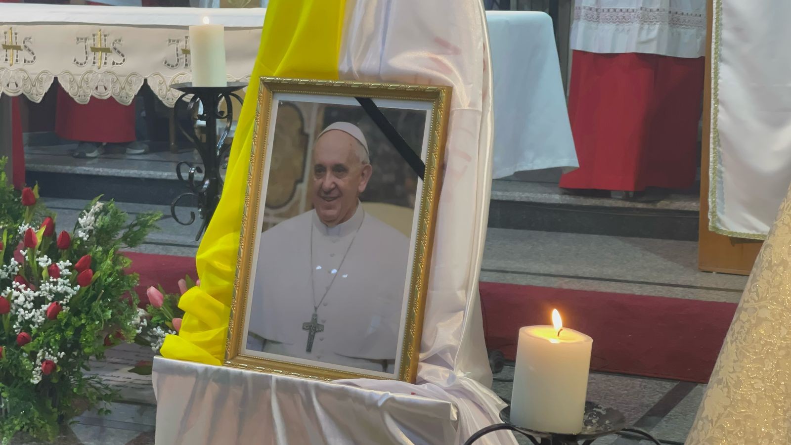 غزة: كنيسة اللاتين تقيم قداسًا وصلاة لراحة نفس البابا فرنسيس