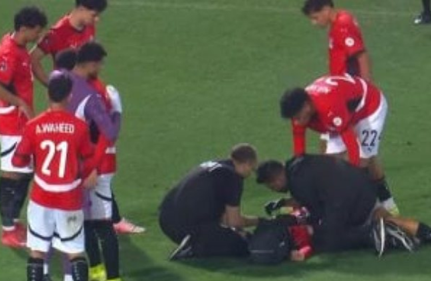 كأس إفريقيا للشباب.. أول قرار بعد انهيار المصري مؤمن شريف في مباراة جنوب إفريقيا