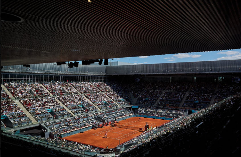 إلغاء مباريات اليوم الاثنين ببطولة مدريد للتنس بسبب انقطاع التيار الكهربائي