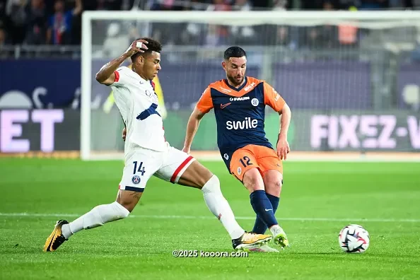 بالصور : بالصف الثاني.. باريس يعود للانتصارات بسحق مونبلييه