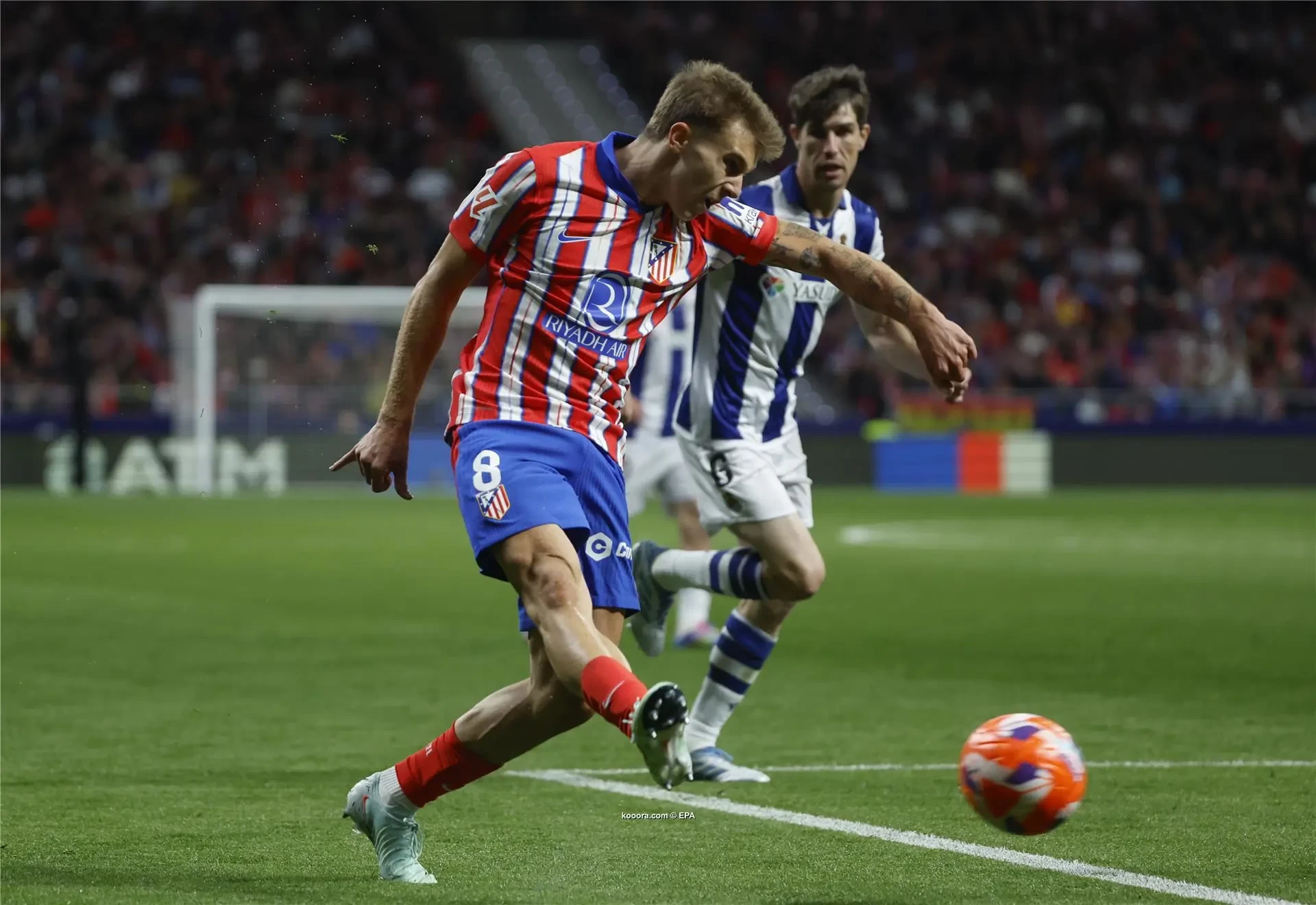 بالصور : سوبر هاتريك.. سورلوث يقود أتلتيكو لدهس سوسيداد