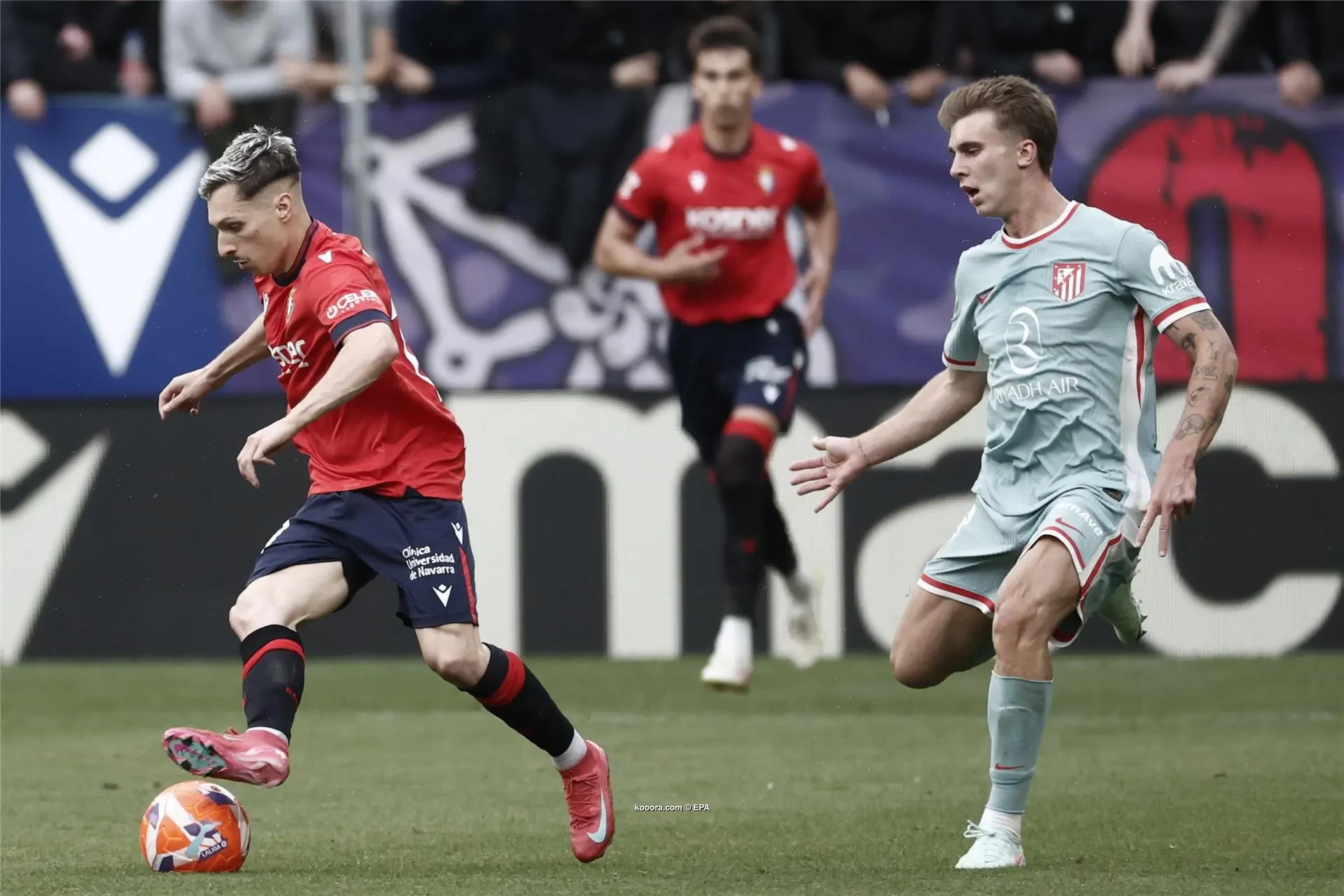 بالصور : أوساسونا يحرج أتلتيكو مدريد بثنائية في الليجا