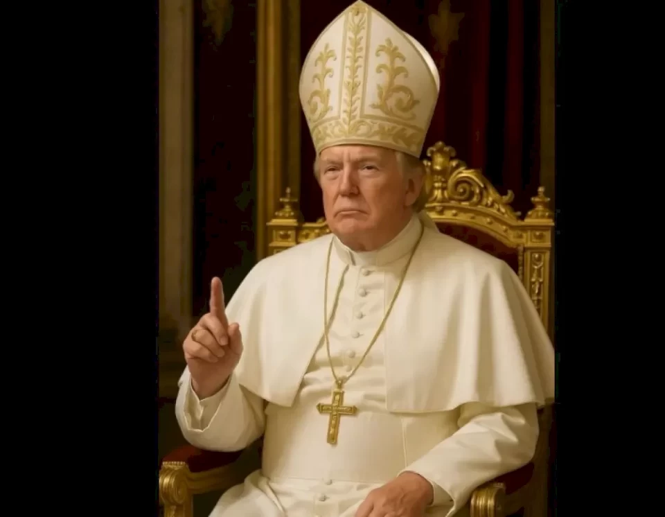 ترمب ينشر صورة لنفسه بملابس البابا... ويشعل الإنترنت