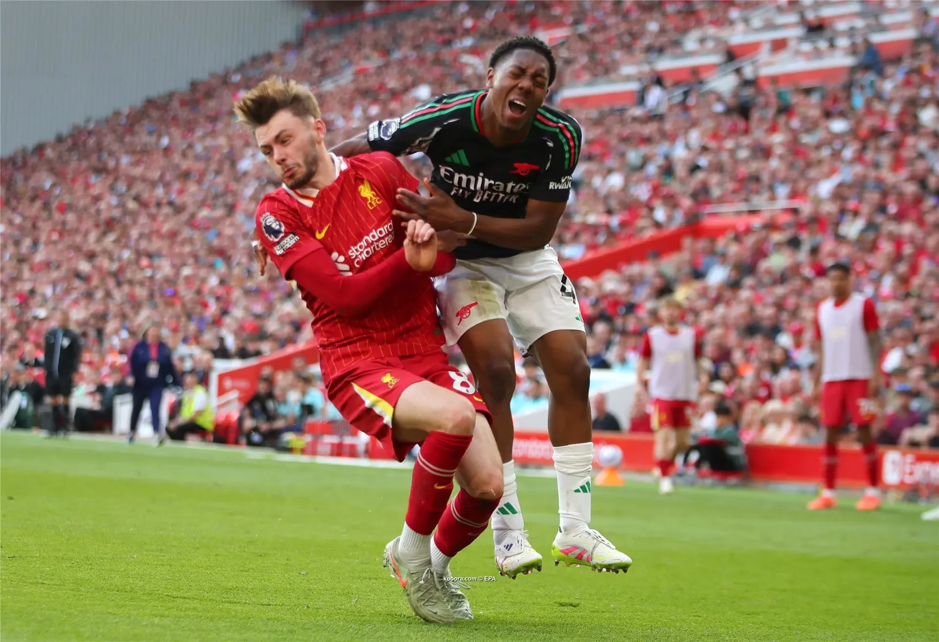 بالصور: آرسنال يخمد ثورة ليفربول في أنفيلد