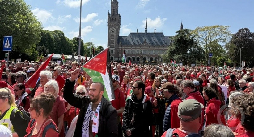 لاهاي: 100 ألف شخص يتظاهرون احتجاجا على دعم هولندا لإسرائيل