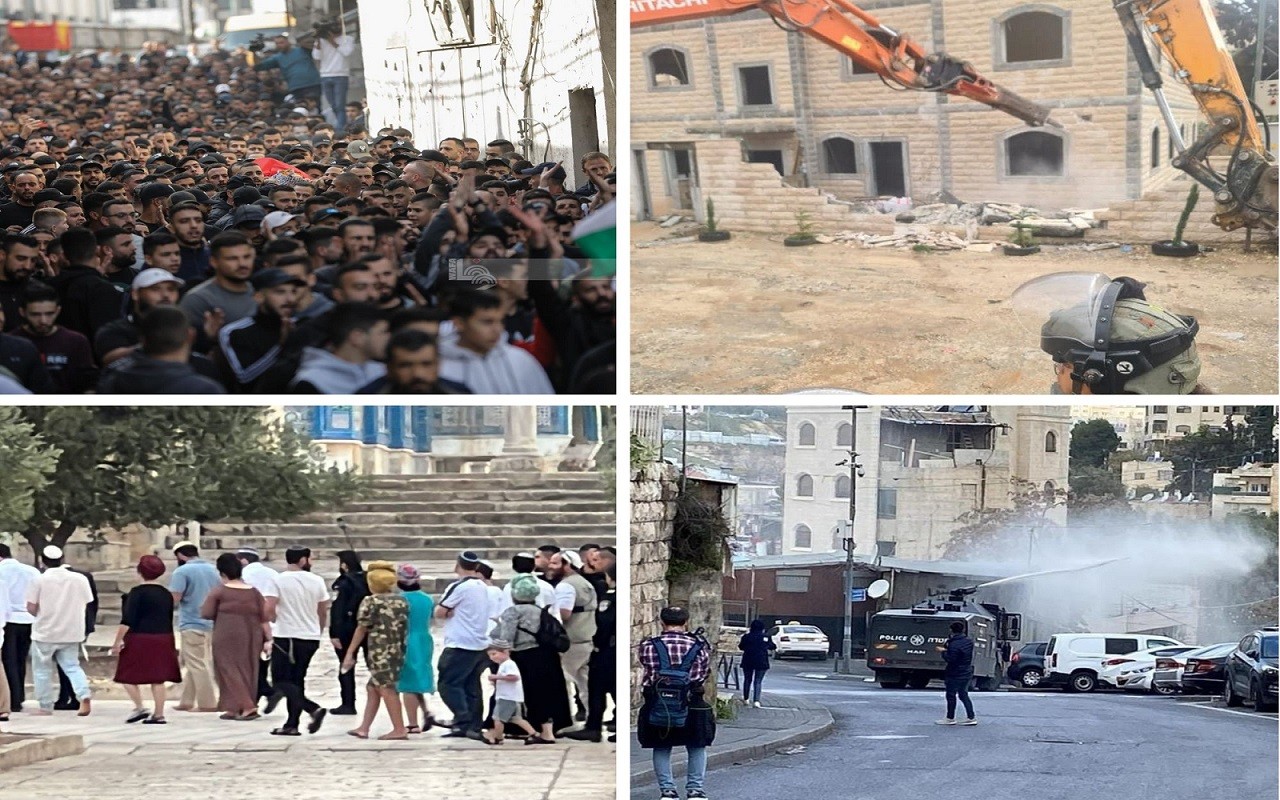 محافظة القدس: شهيدان و41 حالة اعتقال و42 عملية هدم وتجريف الشهر الماضي