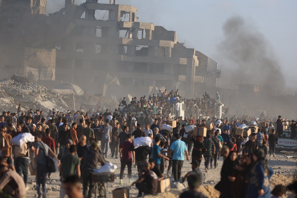 5 شهداء ومصابون من منتظري المساعدات برصاص الاحتلال شمال مدينة رفح