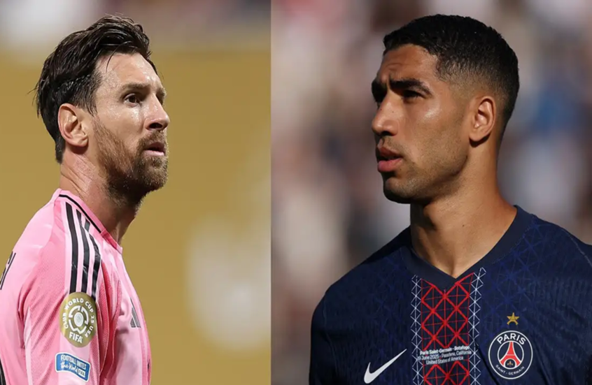 ميسي ضد حكيمي.. التشكيلة الأساسية لمواجهة إنتر ميامي وباريس سان جيرمان