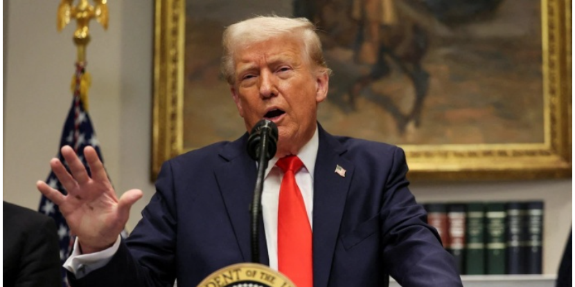 ترمب : ليس للفلسطينيين الحق في العودة إلى غزة أن غادروا