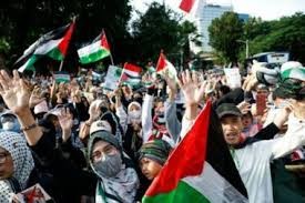 وقفة احتجاجية في كاليفورنيا للمطالبة بوقف إطلاق النار في غزة