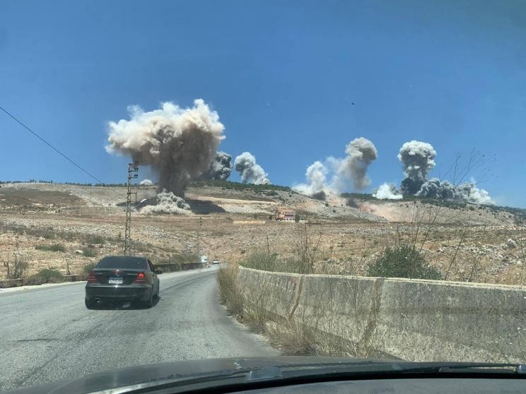 شهيد و4 إصابات بغارة للاحتلال على مدينة الخيام جنوب لبنان