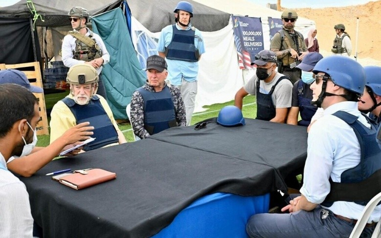 ترامب: مبعوثي الخاص زار غزة لتعزيز المساعدات الغذائية للفلسطينيين