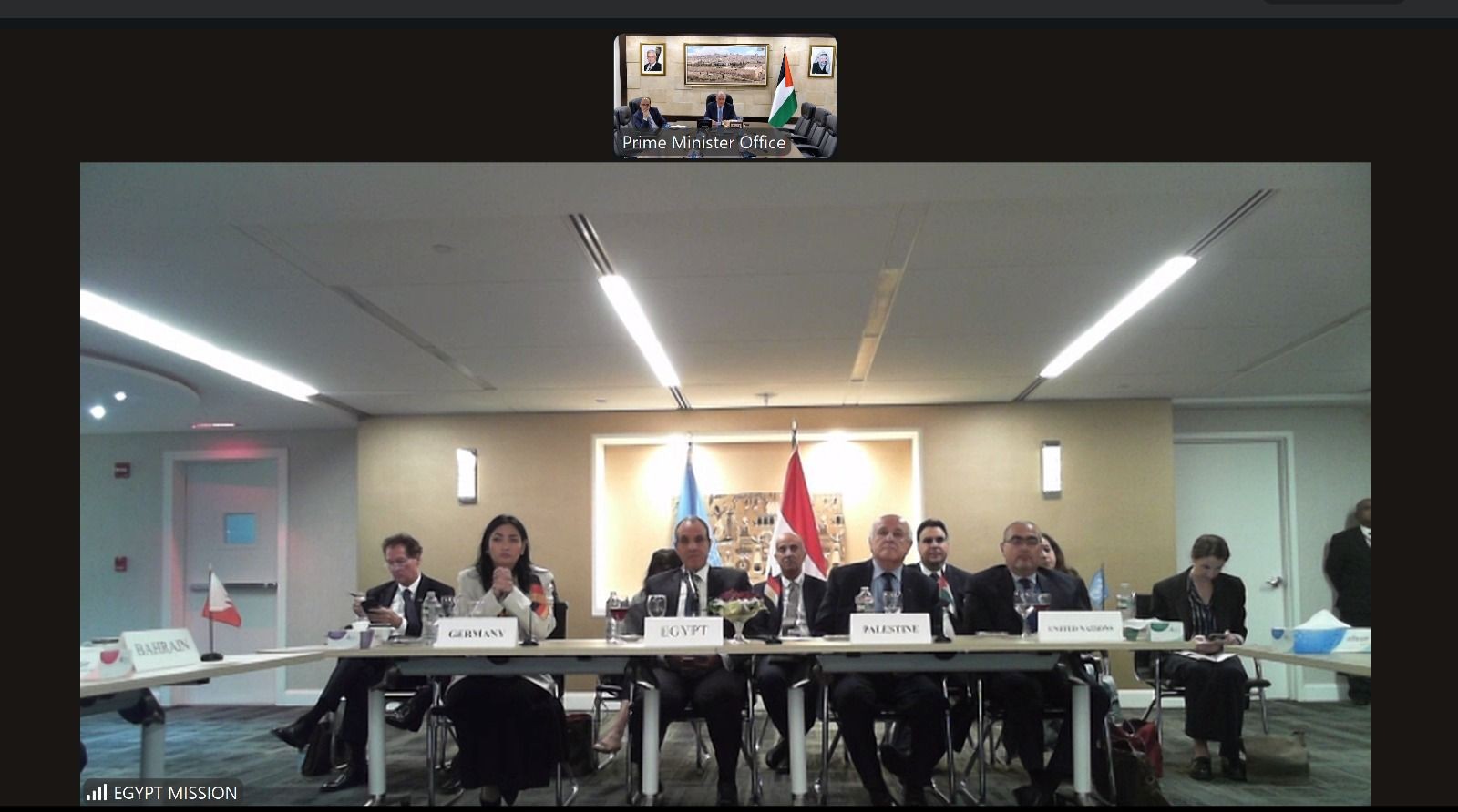 جلسة إحاطة دولية رفيعة المستوى لمتابعة تحضيرات إعادة إعمار قطاع غزة