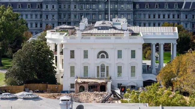 شاهد: صور الأقمار الصناعية تُظهر حجم الدمار الكبير في الجزء الشرقي من البيت الأبيض