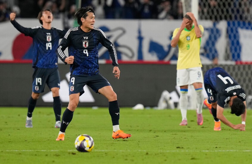 اليابان تقلب الطاولة على البرازيل وتنتزع فوزا بثلاثية مثيرة