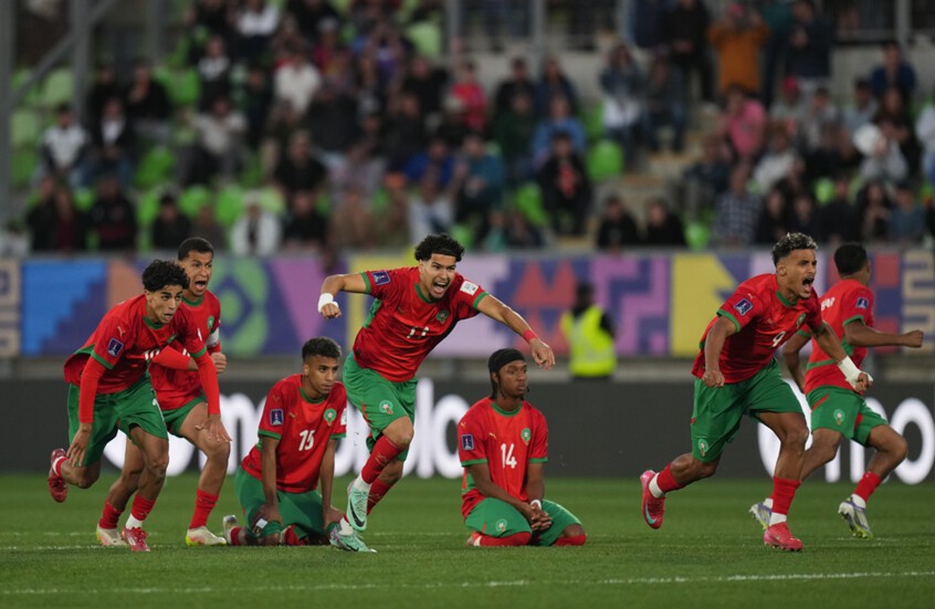 المغرب يطيح بفرنسا ويتأهل إلى نهائي كأس العالم للشباب للمرة الأولى في تاريخه
