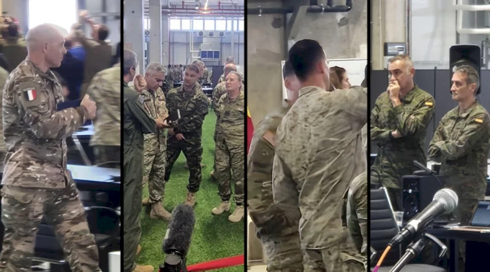 كيف يتم مراقبة قطاع غزة من القاعدة الدولية في كريات جات ( الفالوجة )