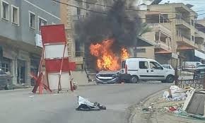 شهيدان وإصابة آخر بجروح في قصف الاحتلال مركبة جنوب لبنان