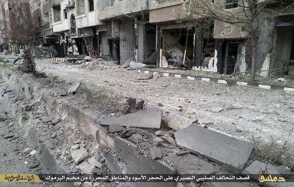 بالصور: داعش ينشر صور بعد احتلاله اليرموك وتغير دراماتيكي ربما يحدث