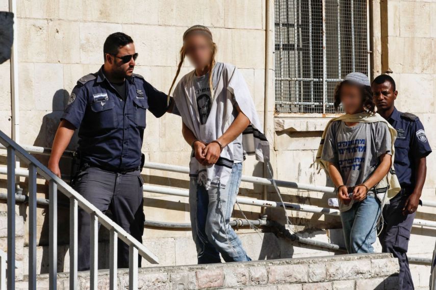 اعتقال 7 إسرائيليين لاعتدائهم على فلسطينيين وممتلكاتهم