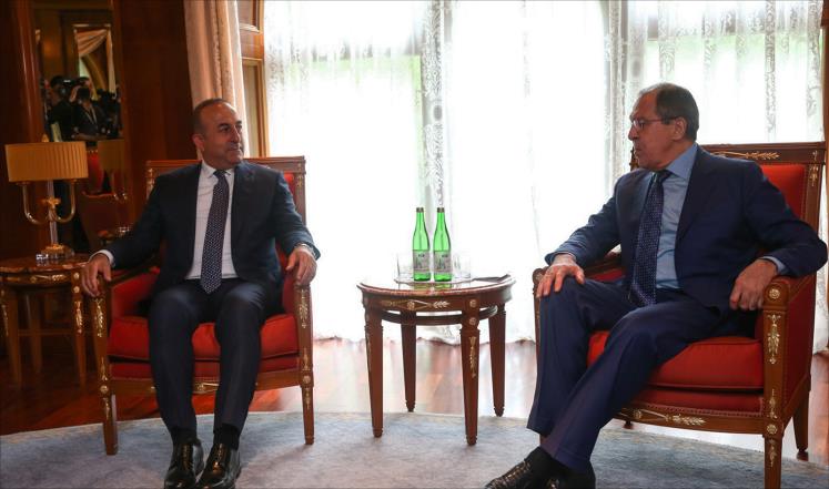وزير خارجية روسيا يبحث مع نظيره التركي القضايا المتعلقة بالشأن السوري