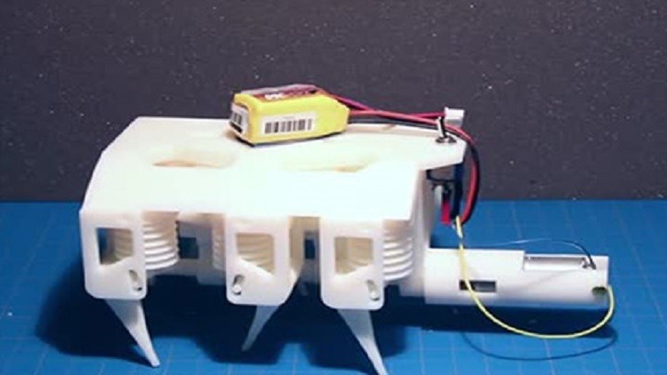 ابتكار روبوت يمشي مباشرة بعد طباعته