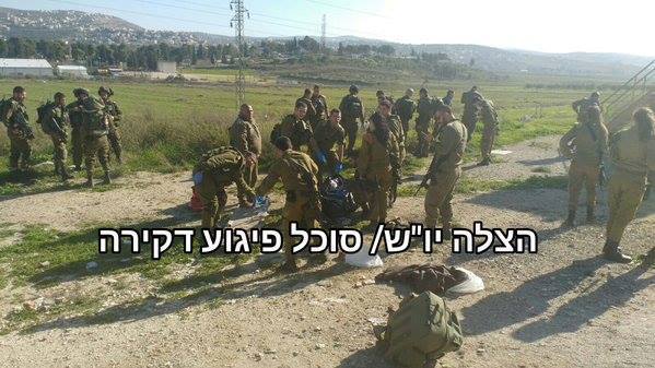 بالفيديو والصور ..استشهاد فلسطيني قرب نابلس بزعم محاولته طعن جنود إسرائيليين