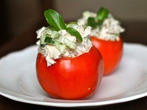 سلطة الجزر في حبة الطماطم