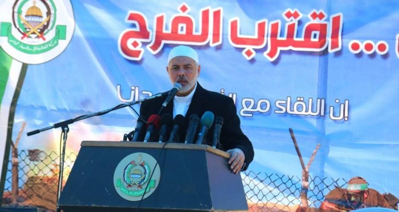 بالصور: بمشاركة جناح فتح المسلح .. هنية يؤكد على أن تحرير الأسرى التزام على المقاومة وفصائلها
