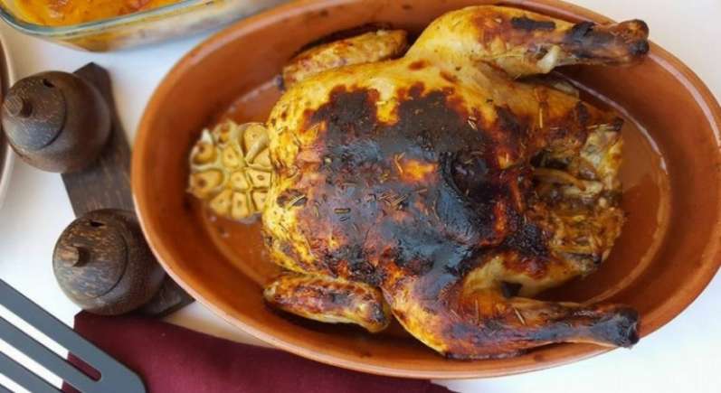 دجاج مشوي بالخردل